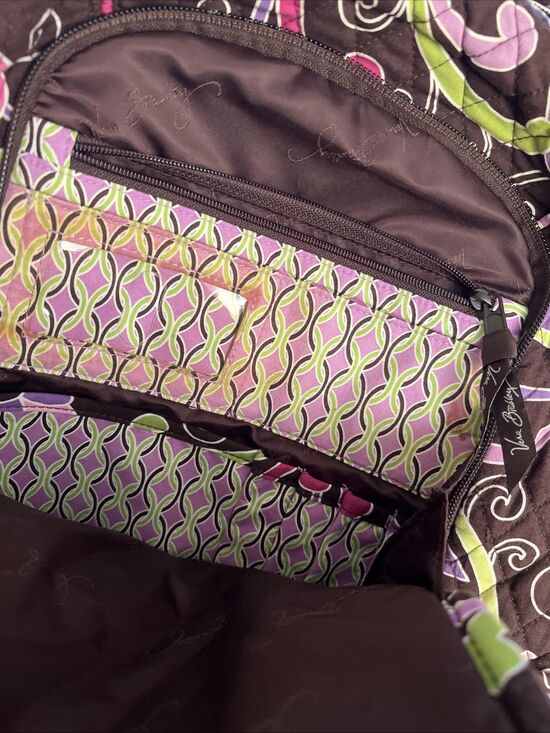 Vera Bradley Campus Tech Backpack Winter Berry EUC main image 12